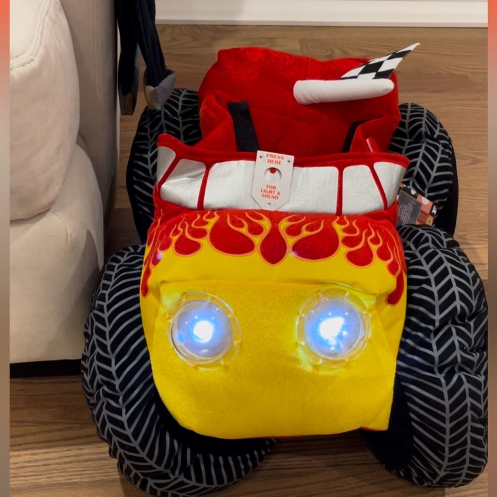 FAO monster truck Lights & Sounds Costume used once. No tags